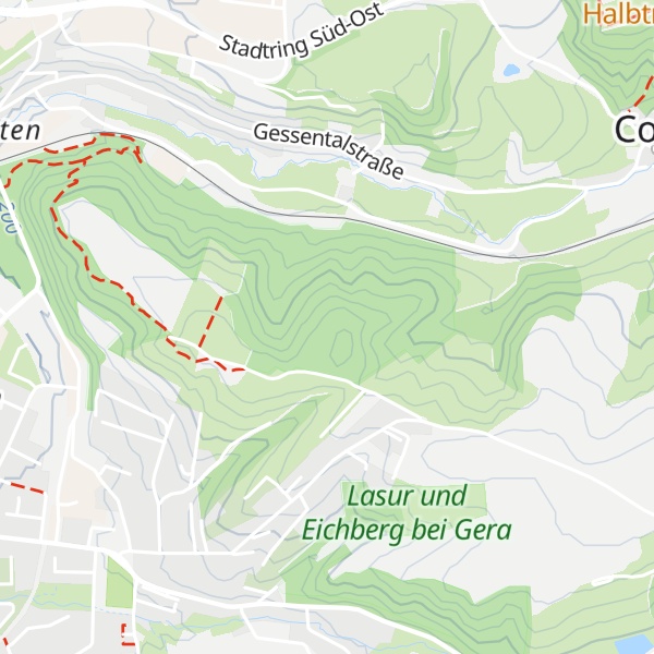 Map of Lasurberg