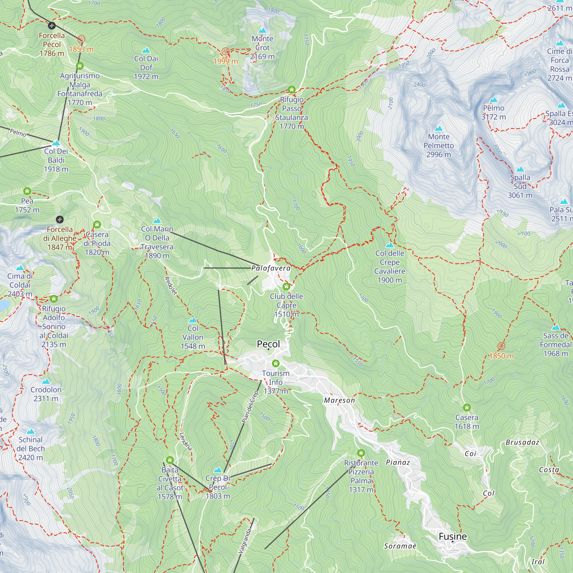 Club delle Capre map