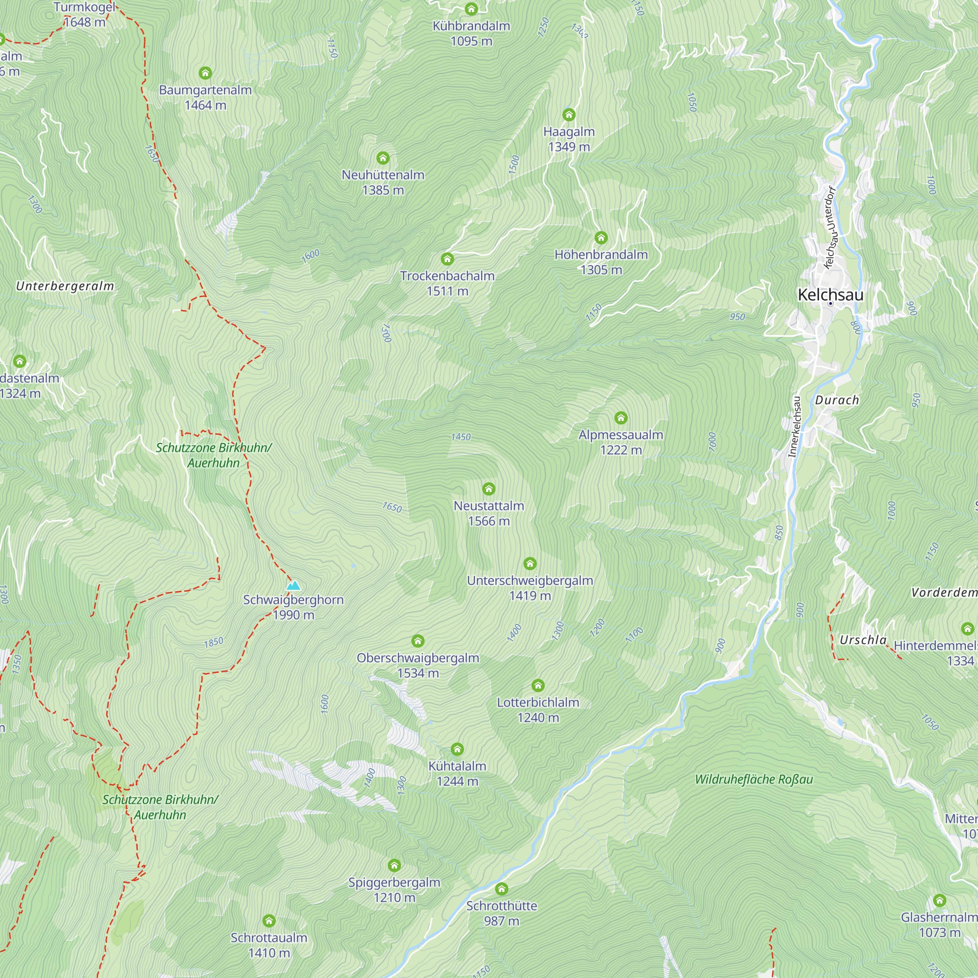 Neustattalm map