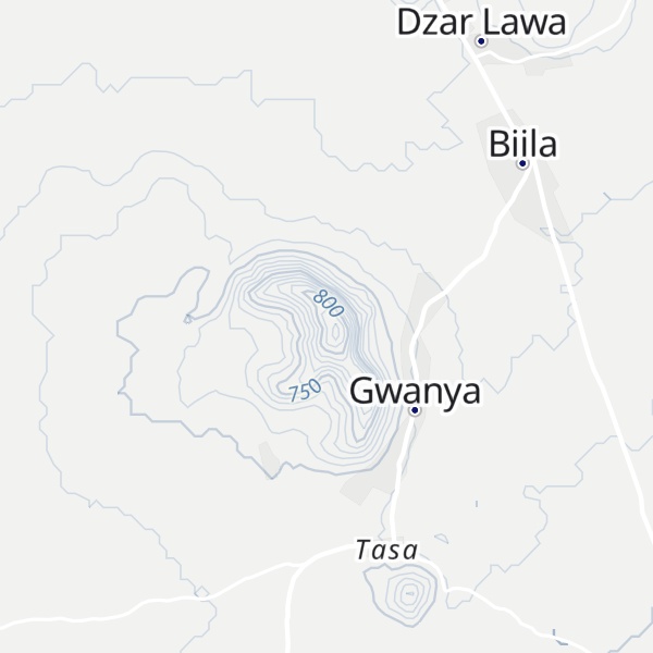 Map of Gumya Hill