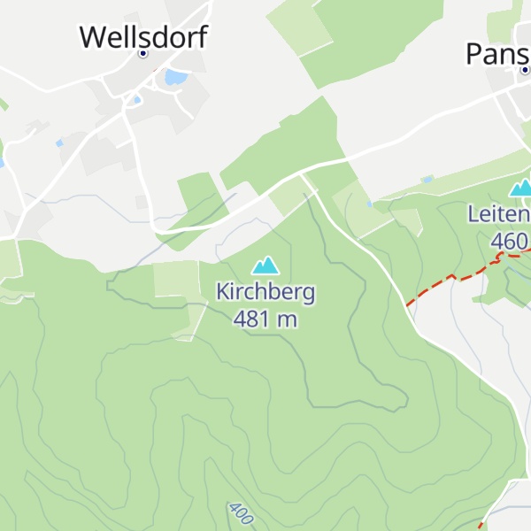 Map of Kirchberg