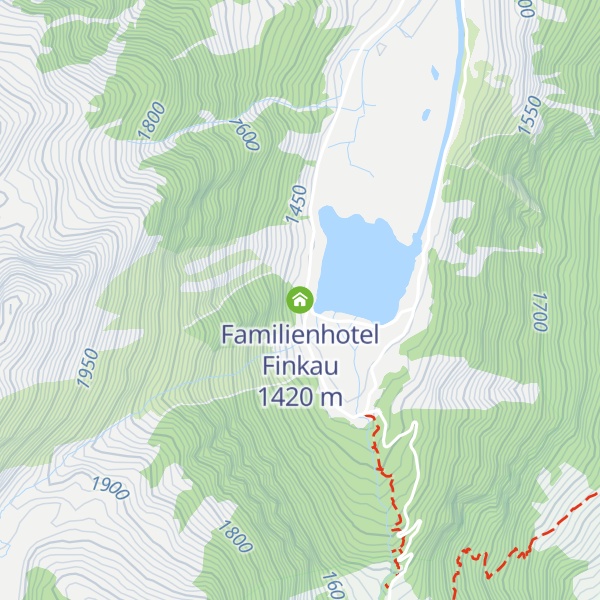 Map of Familienhotel Finkau