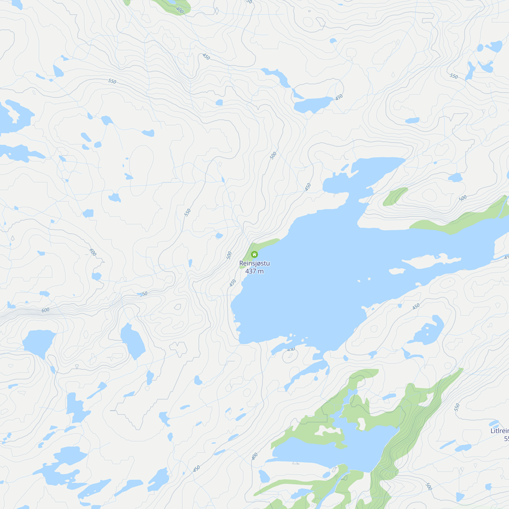 Reinsjøstu map
