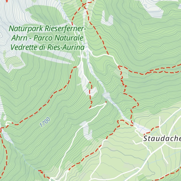 Map of Berger Alm - Malga Berger