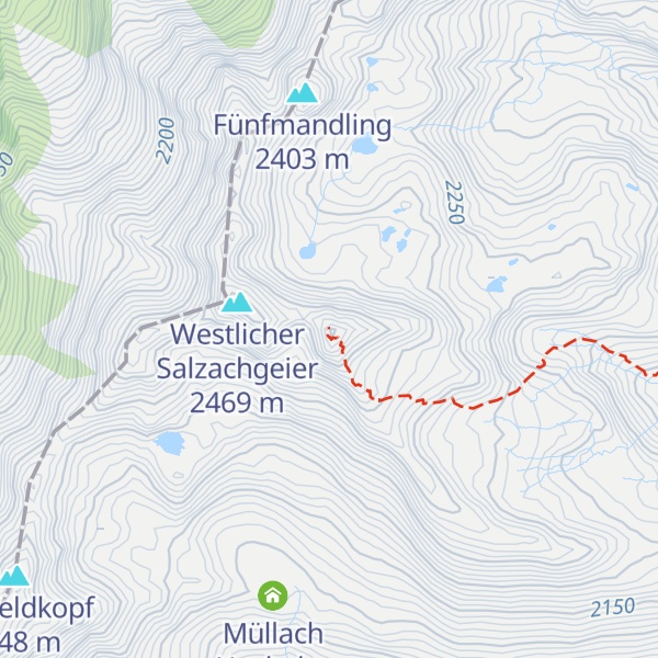 Map of Östlicher Salzachgeier