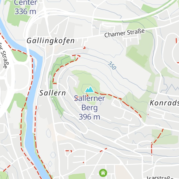 Map of Sallerner Berg