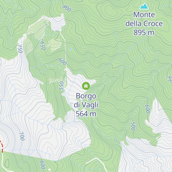 Map of Borgo di Vagli