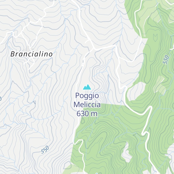 Map of Poggio Meliccia