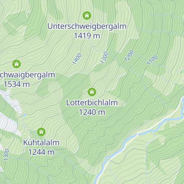Map of Lotterbichlalm