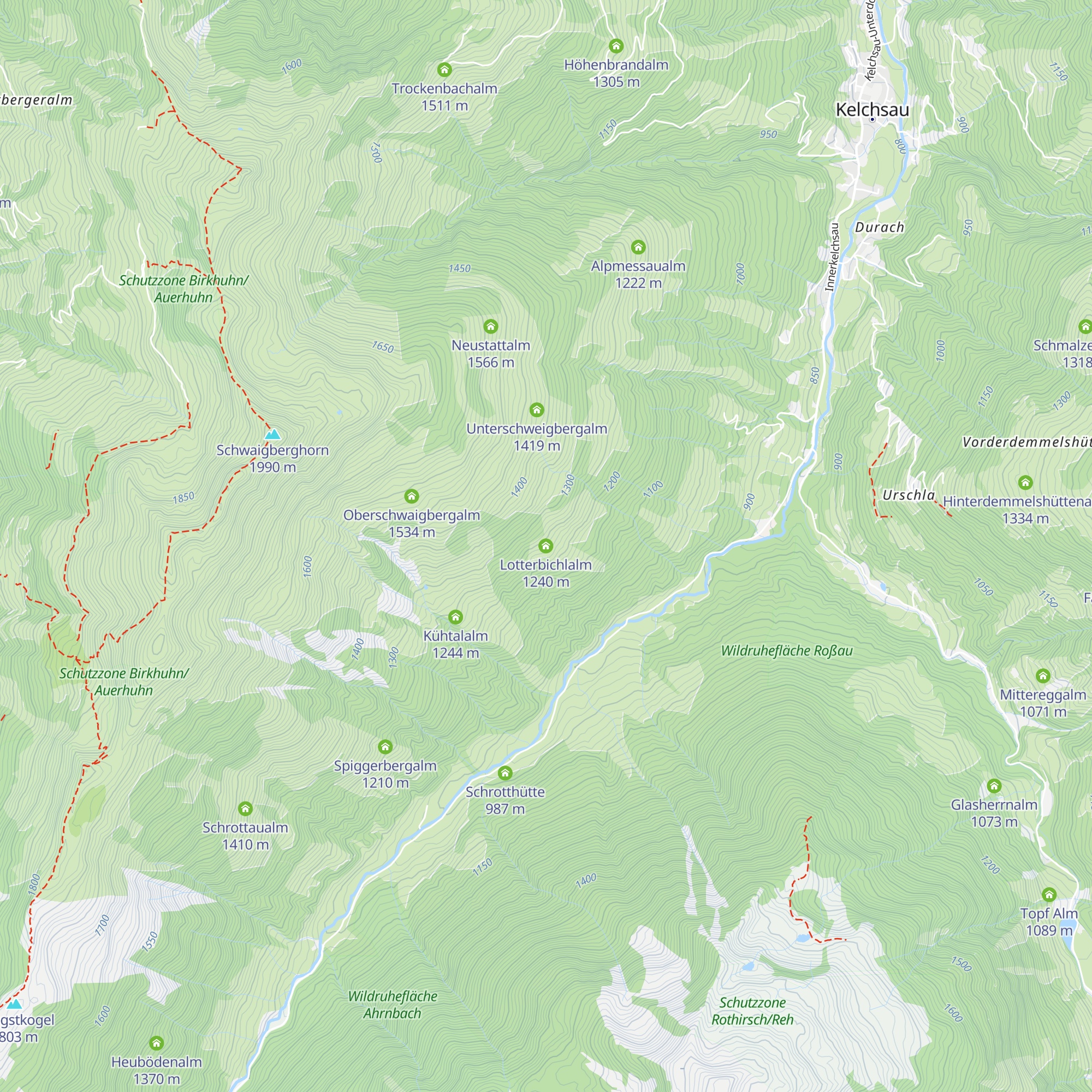 Lotterbichlalm map