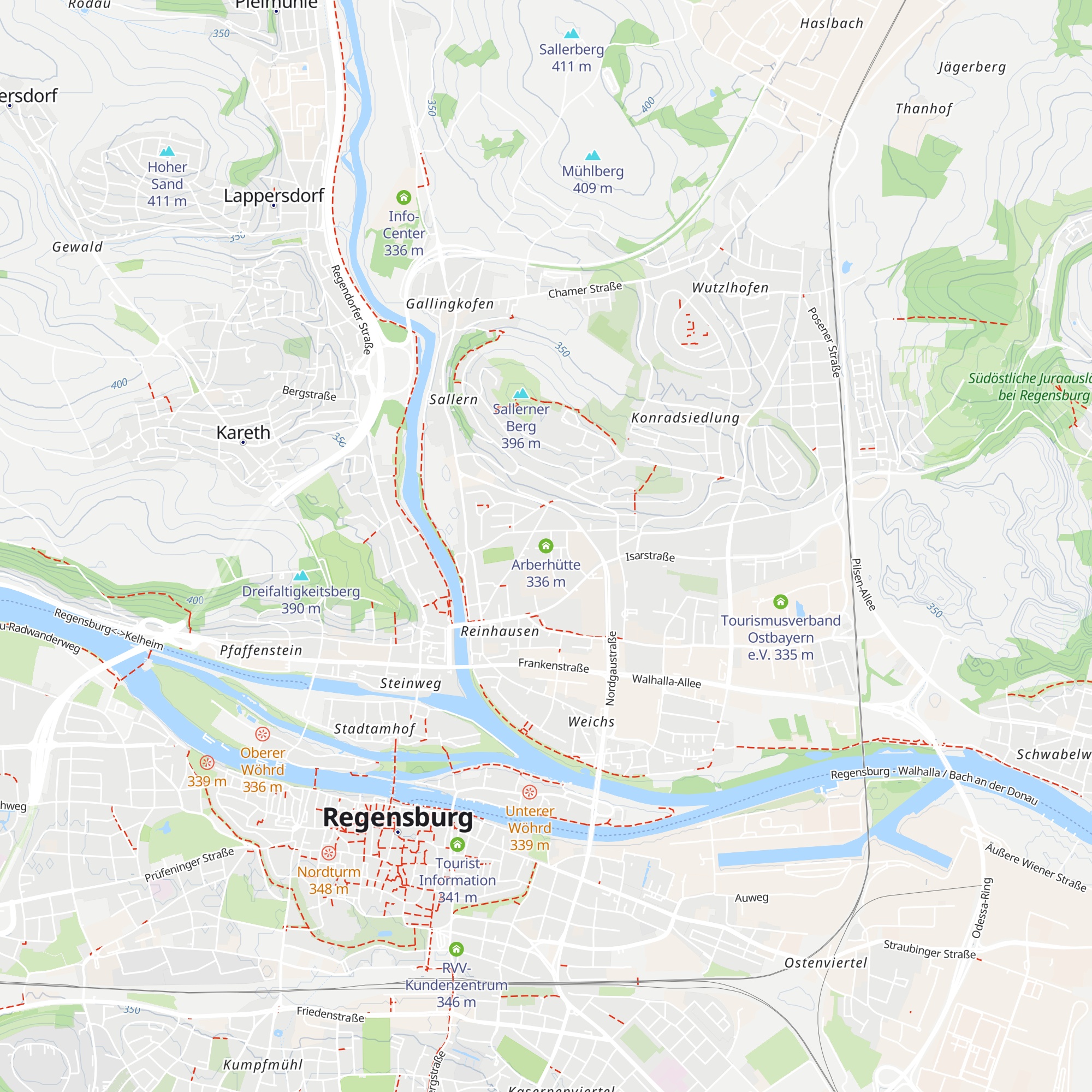 Arberhütte map