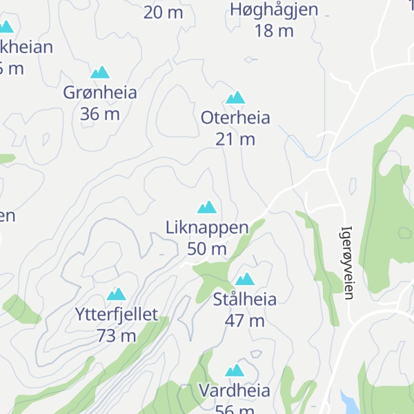Map of Liknappen