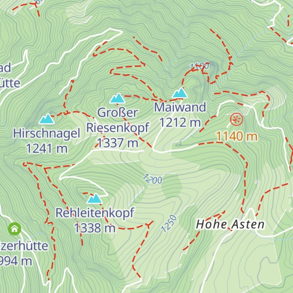 Map of Riesenkopfalm