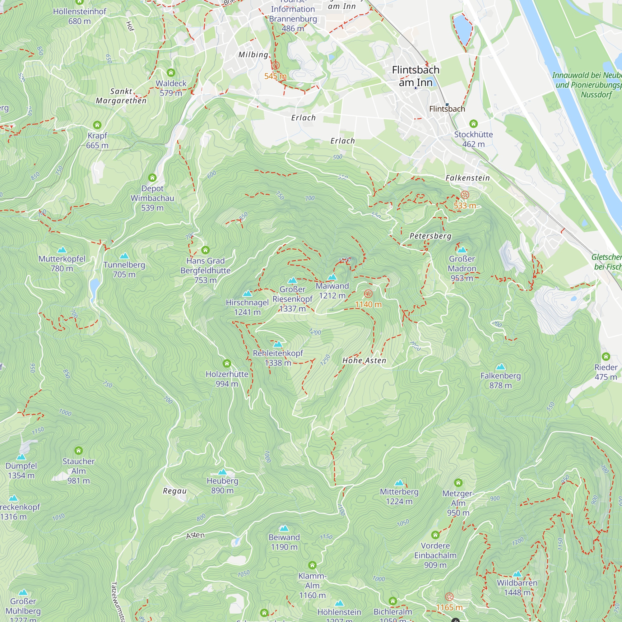 Riesenkopfalm map
