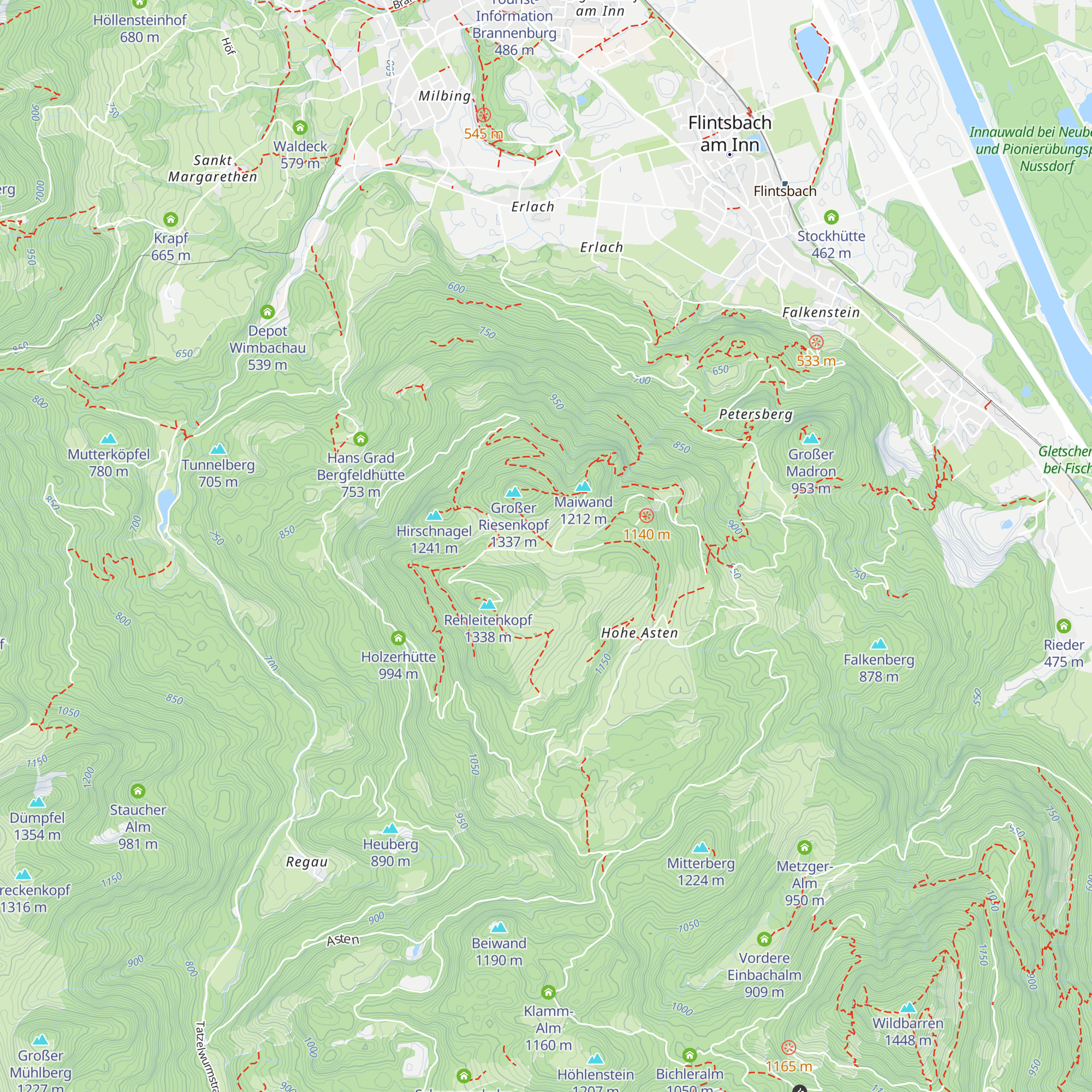 Riesenkopfalm map