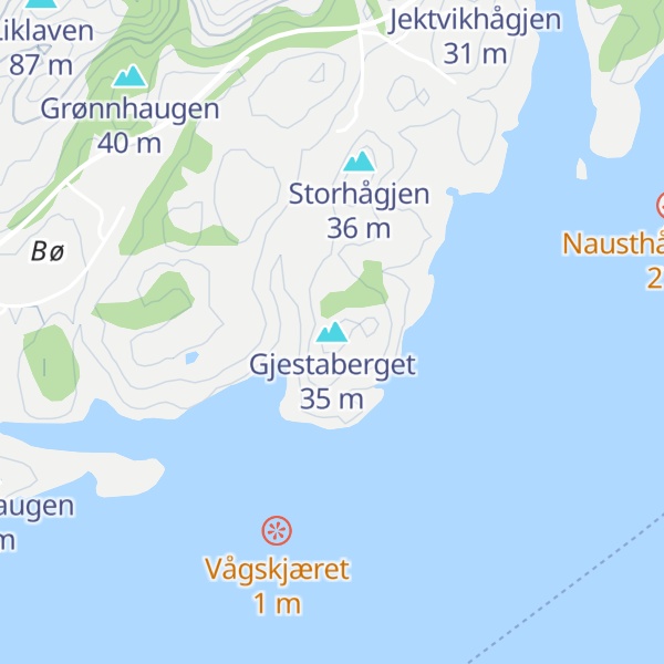 Map of Gjestaberget