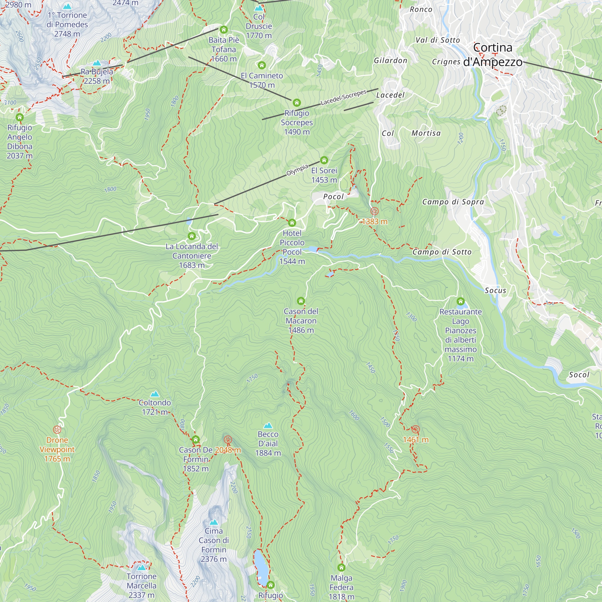 Cason del Macaron map