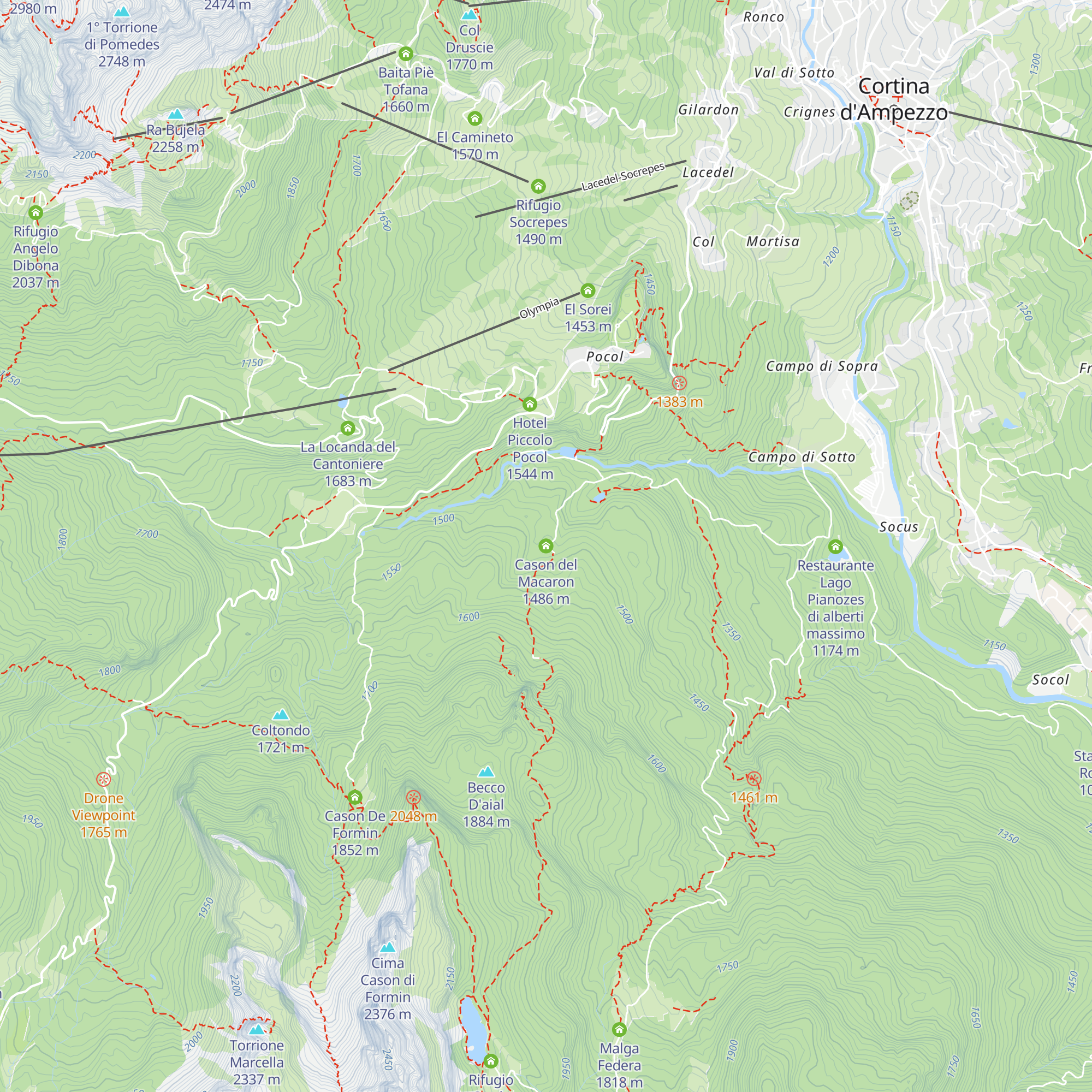 Cason del Macaron map