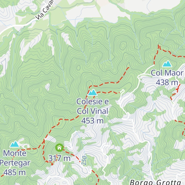 Map of Colesie e Col Vinal