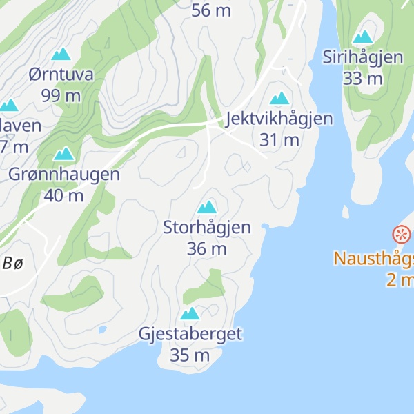 Map of Storhågjen