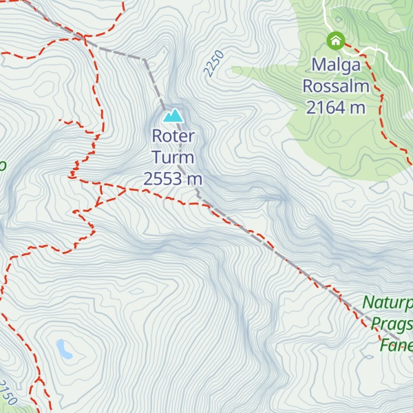 Map of Remeda Rossa - Rote Wand