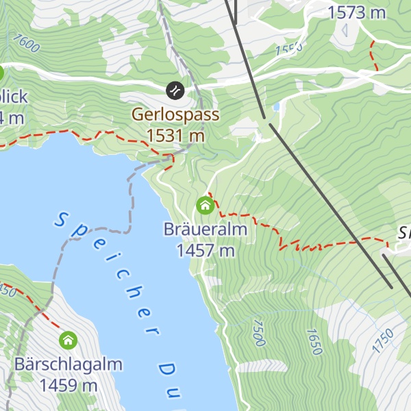 Map of Bräueralm