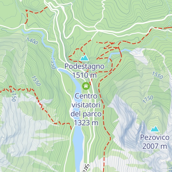 Map of Centro visitatori del parco