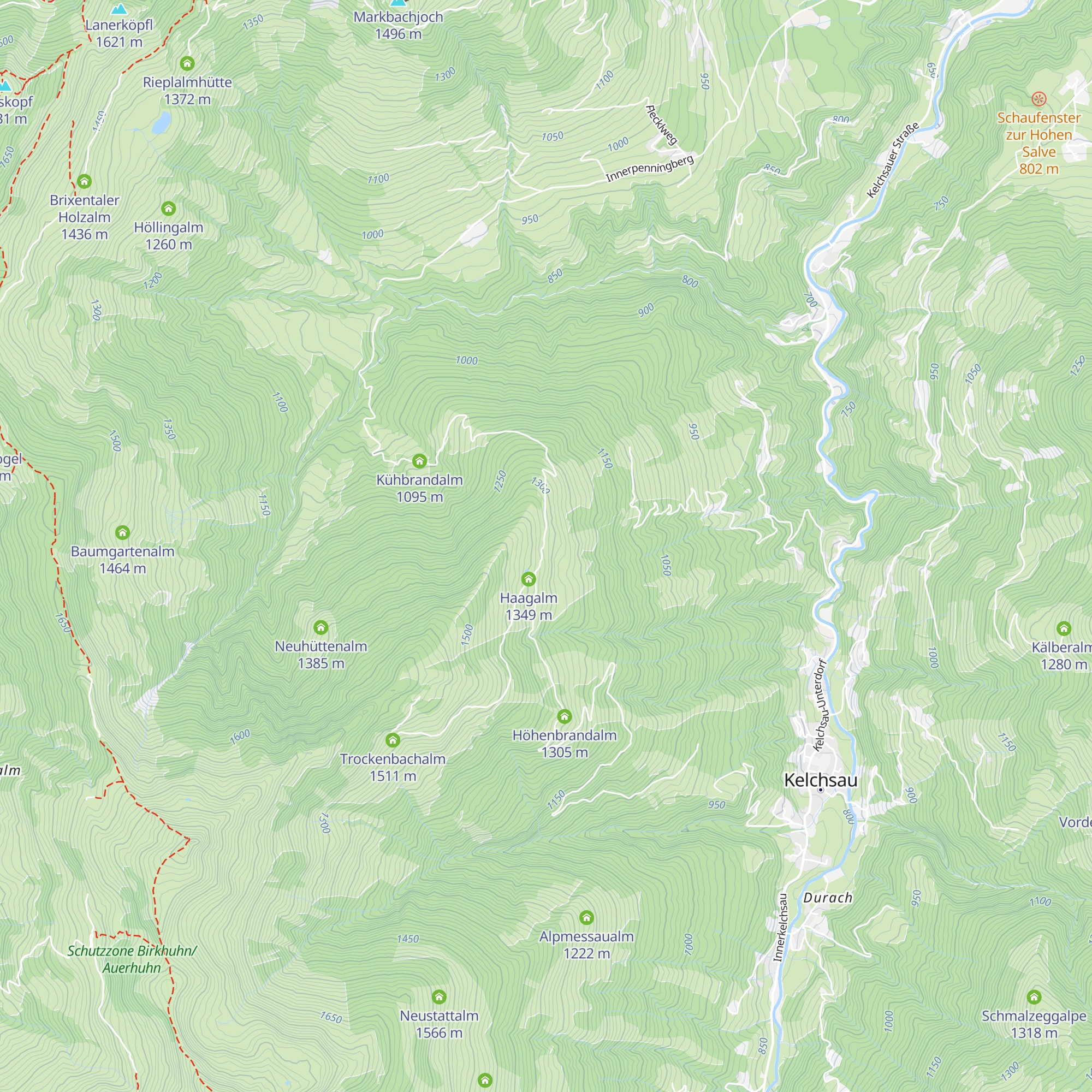 Haagalm map