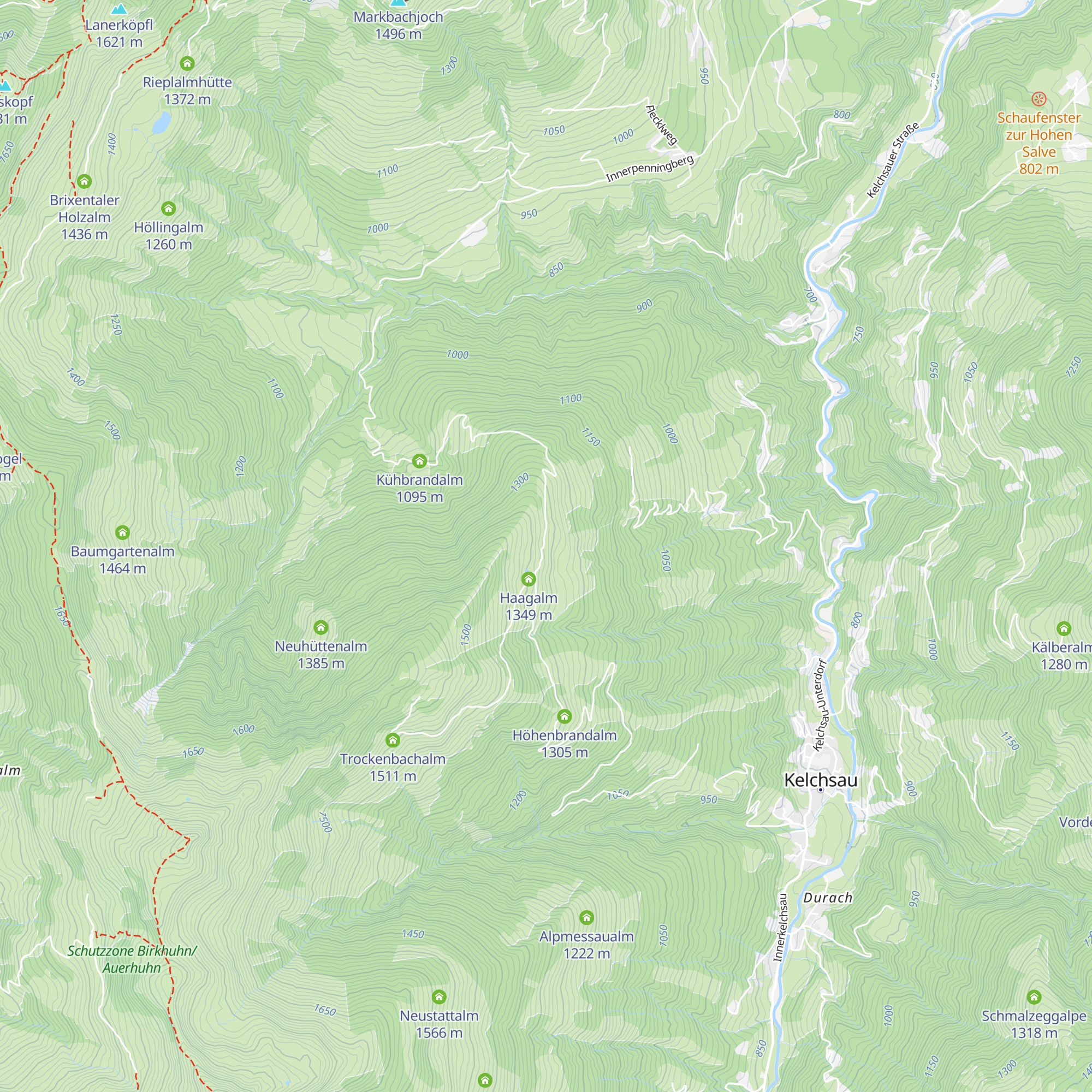Haagalm map