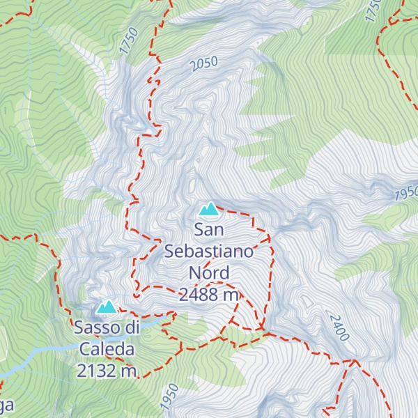 Map of San Sebastiano Nord