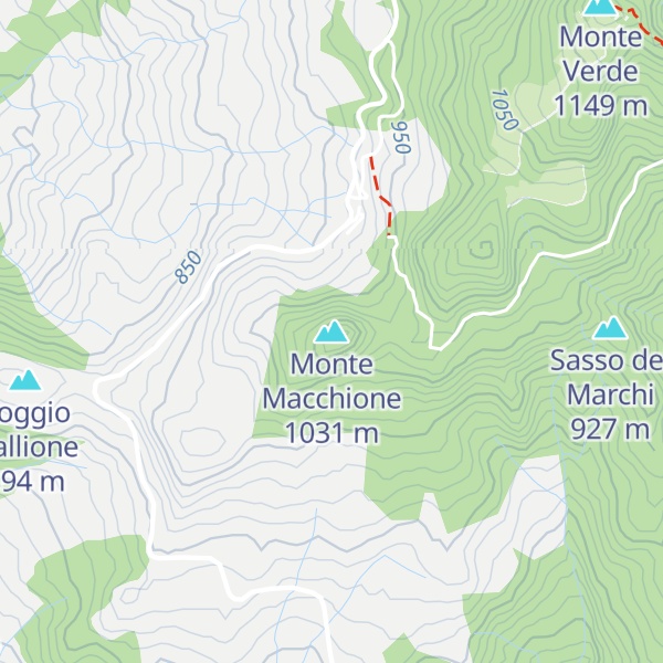 Map of Monte Macchione