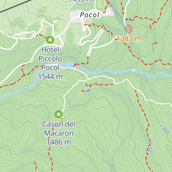 Map of Rifugio Lago d'Ajal