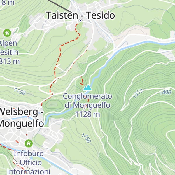 Map of Conglomerato di Monguelfo