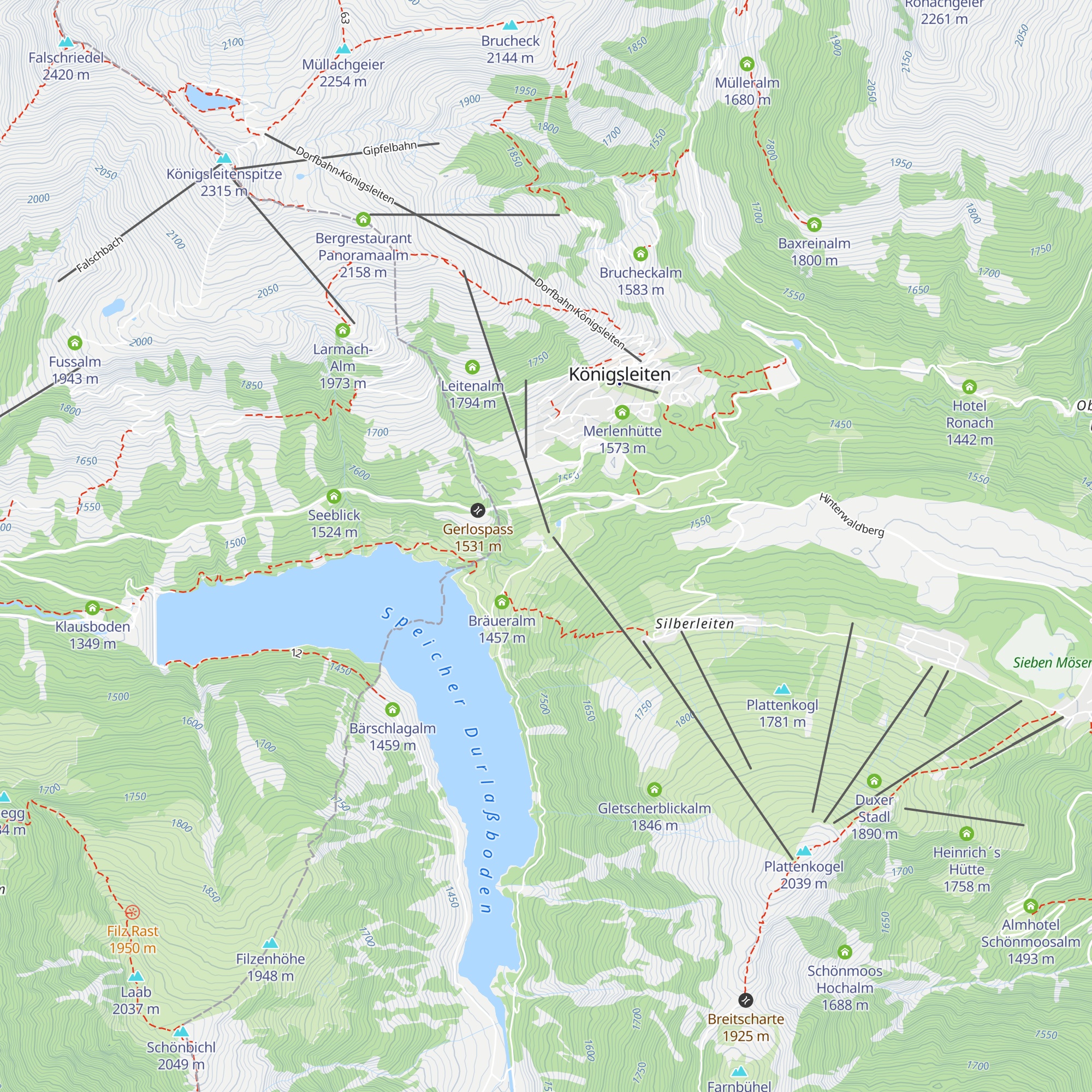 Schirmbar map