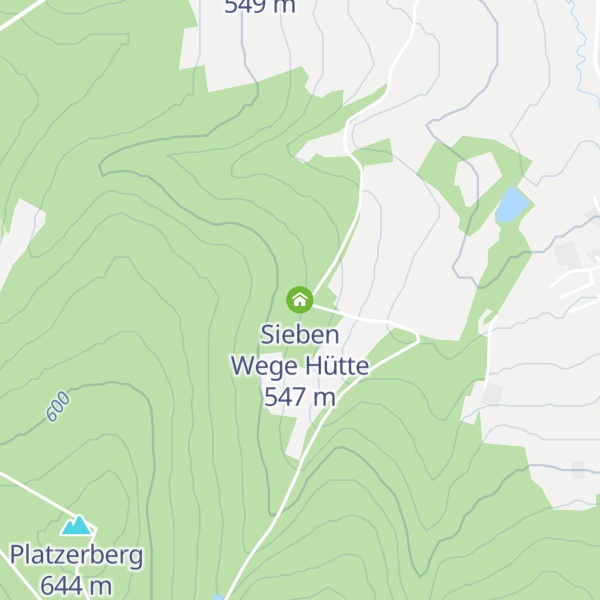 Map of Sieben Wege Hütte