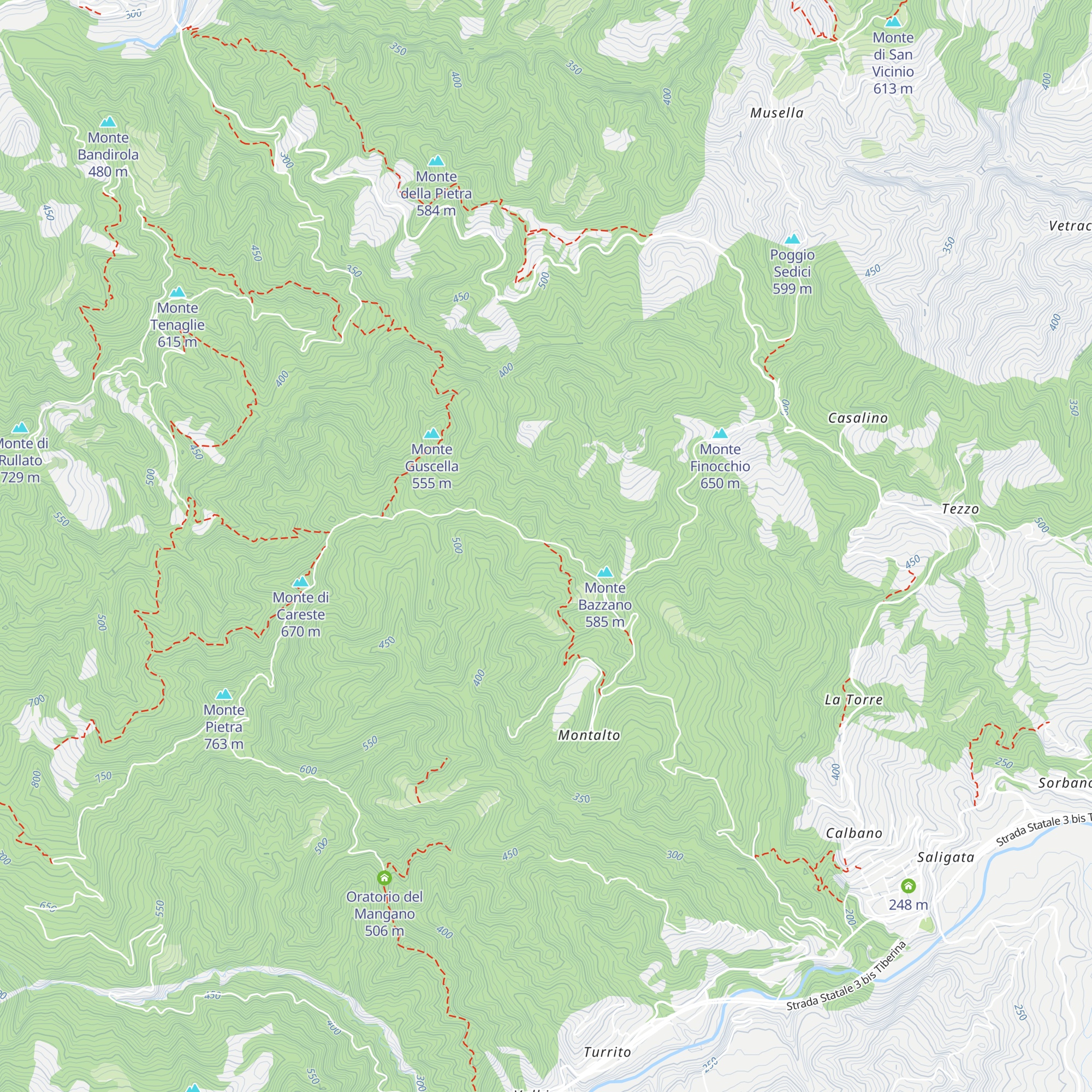Rifugio Castellaccio map