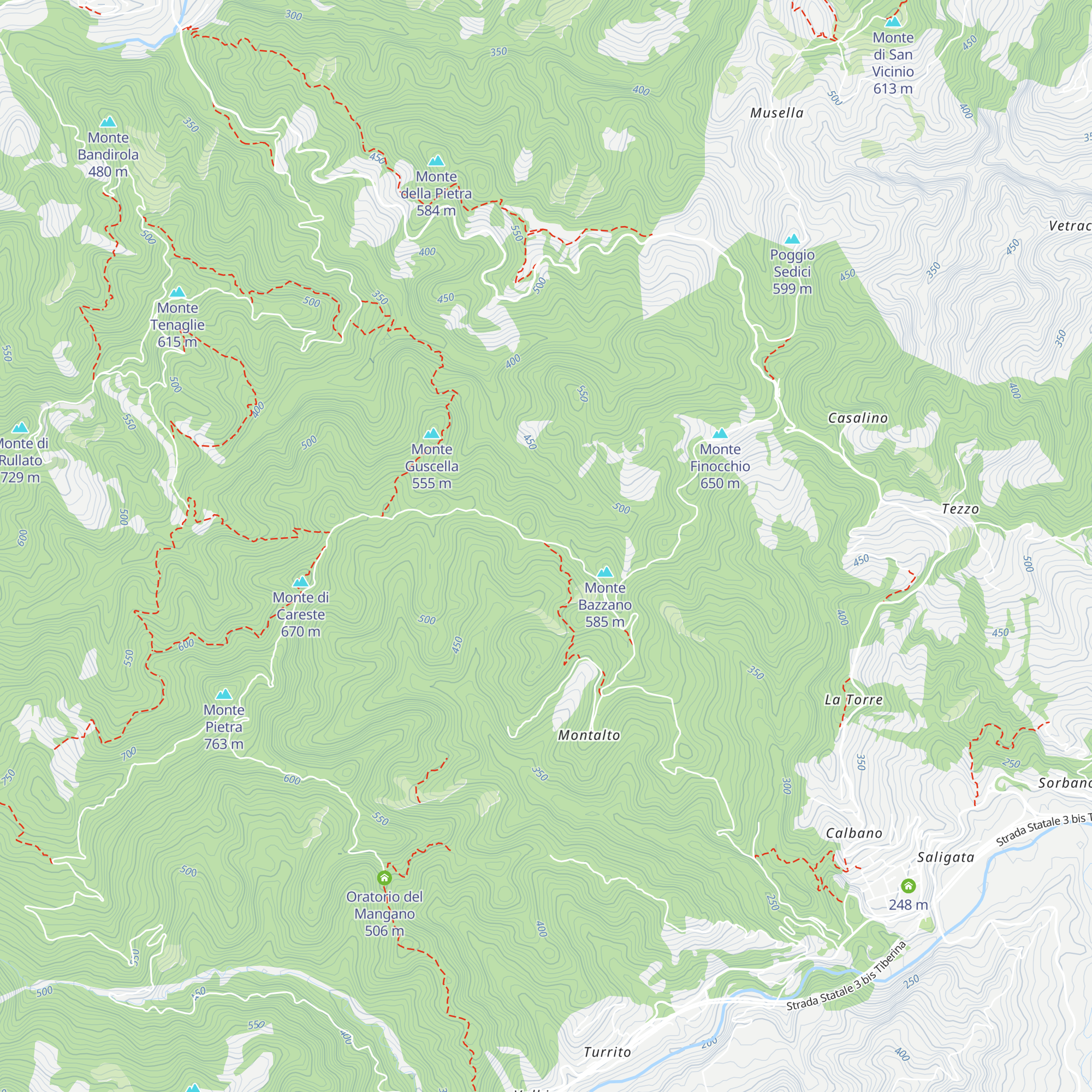 Rifugio Castellaccio map