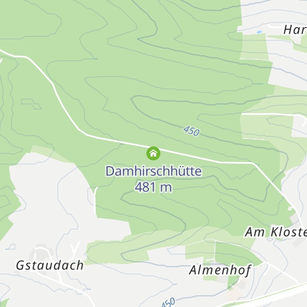 Map of Damhirschhütte