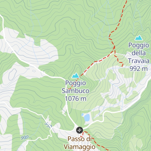 Map of Poggio Sambuco