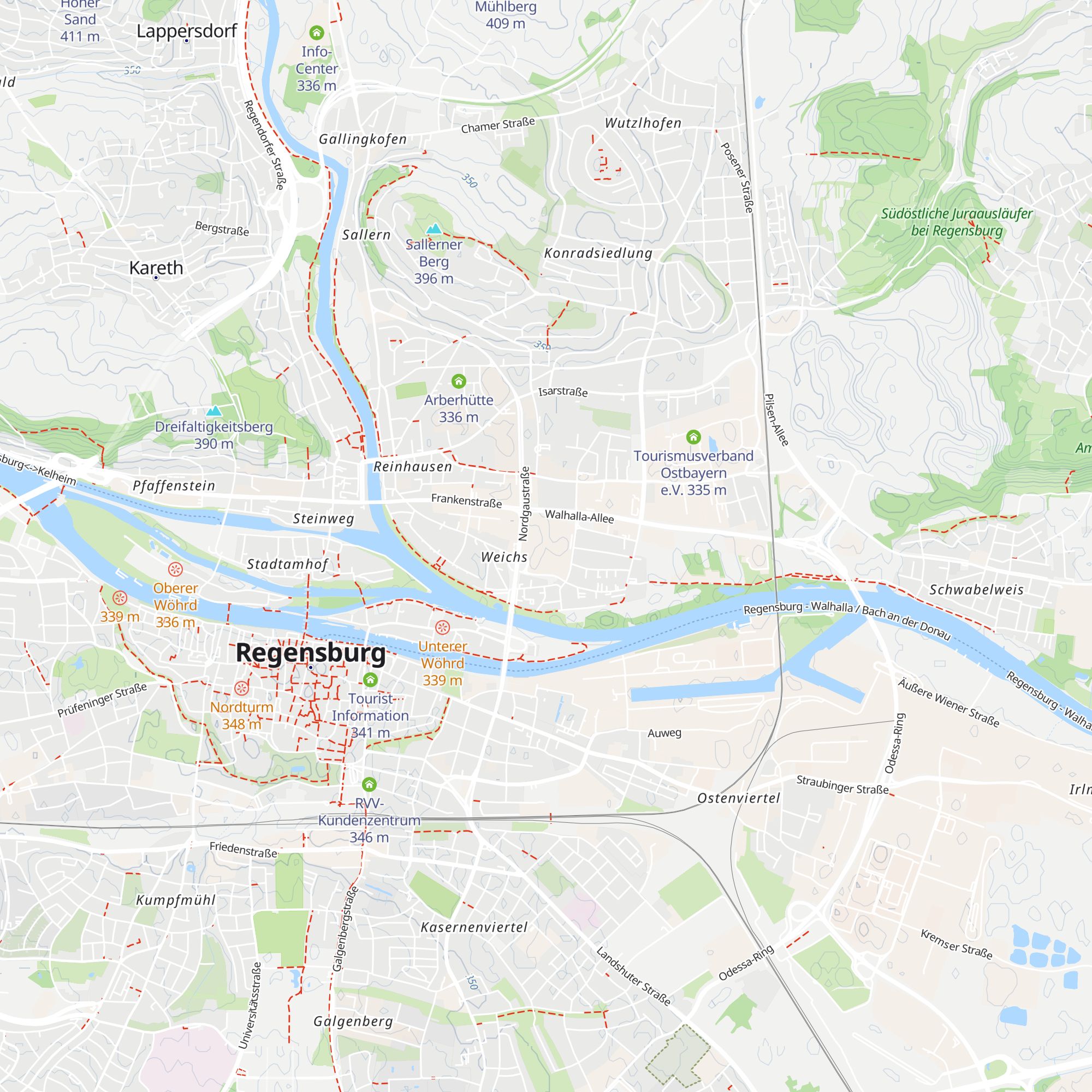 Kunden-Information map