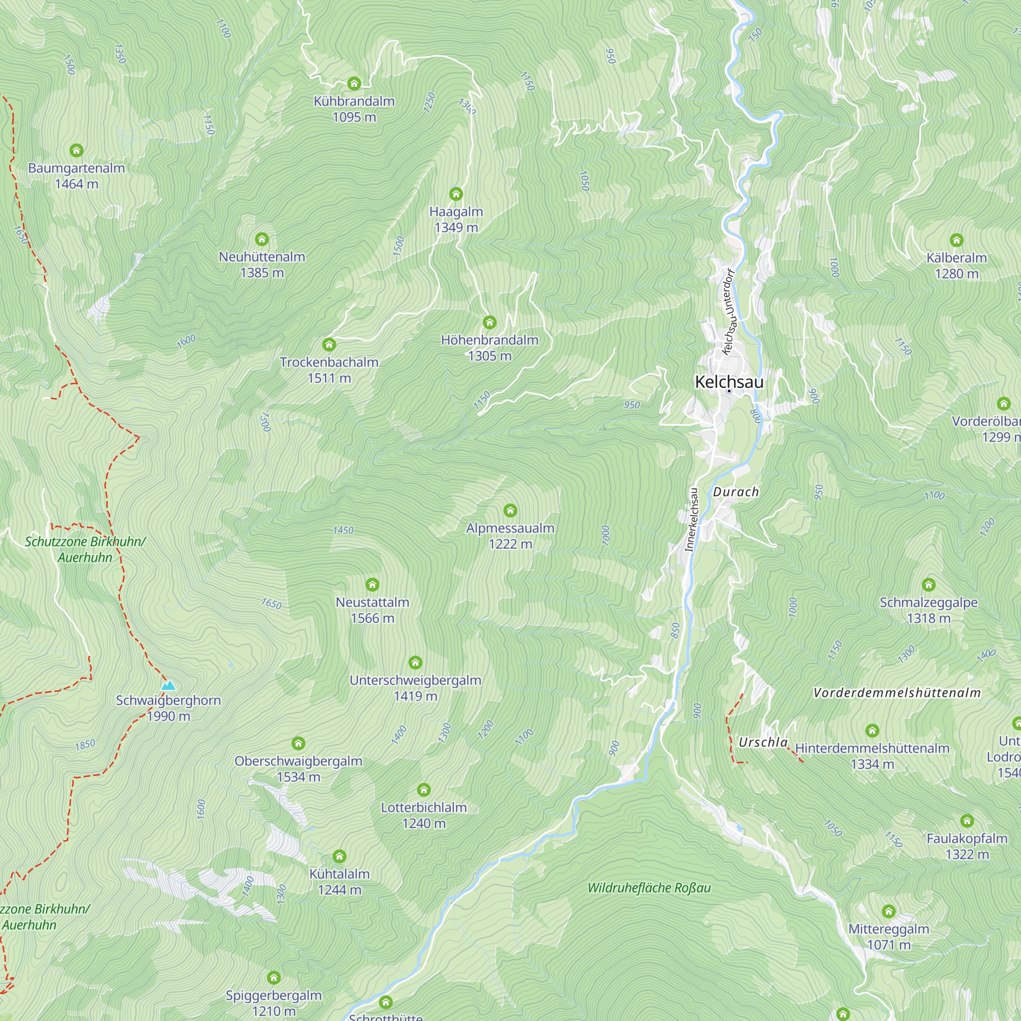 Alpmessaualm map