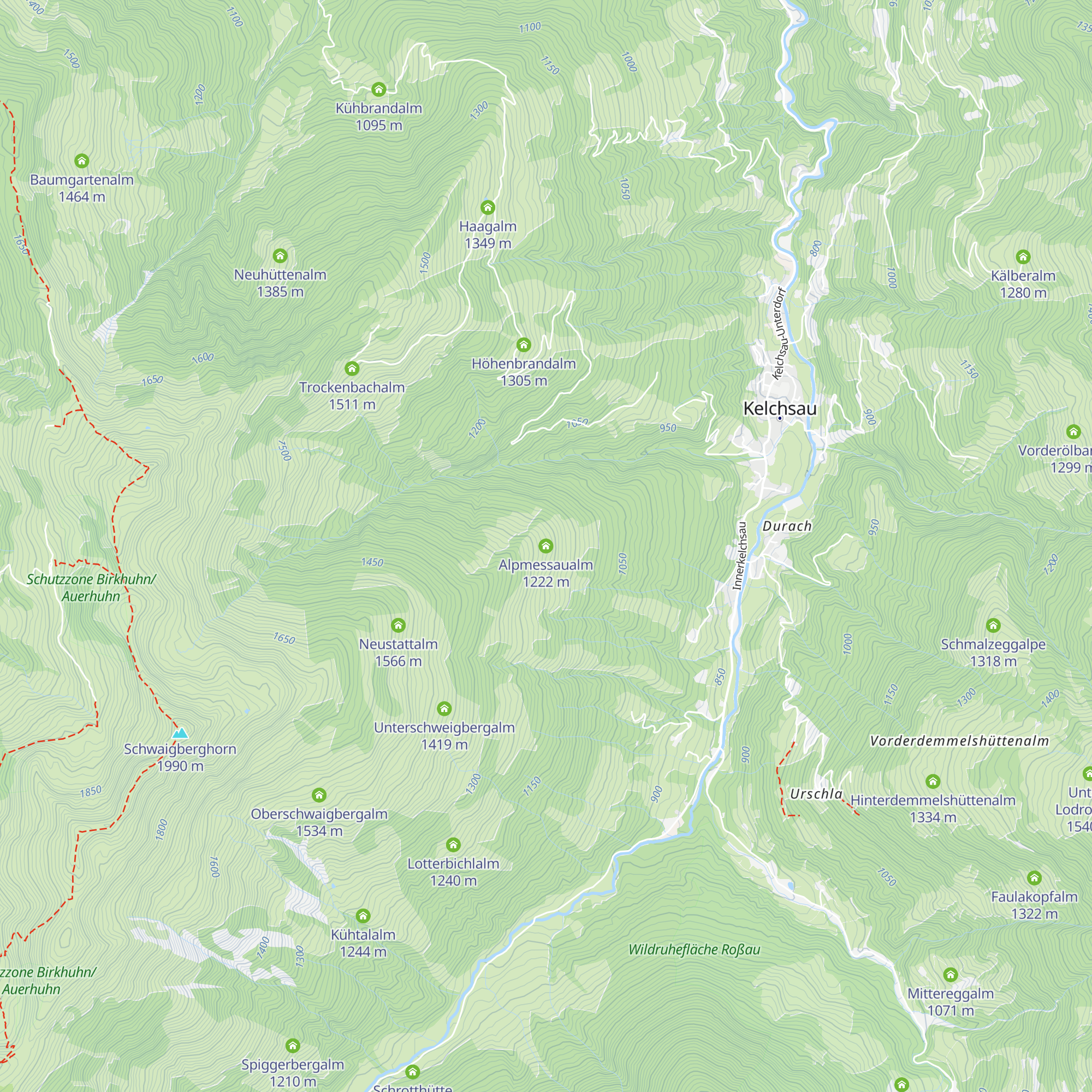 Alpmessaualm map