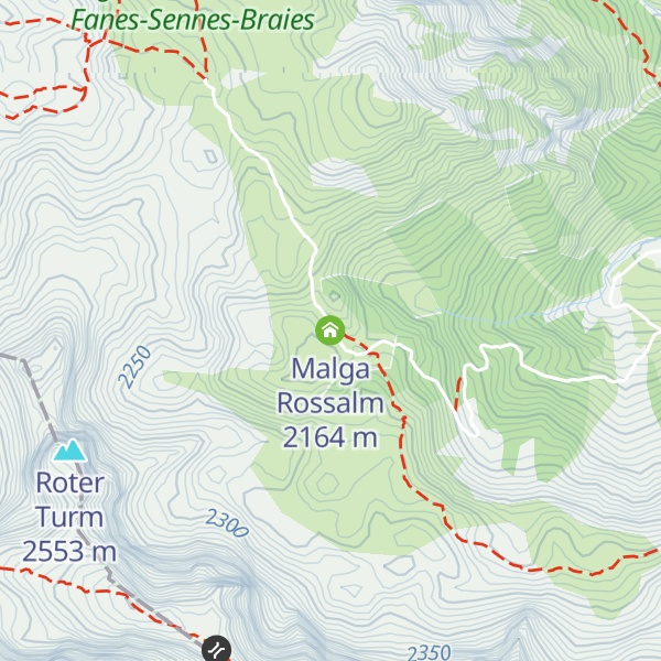 Map of Malga Rossalm
