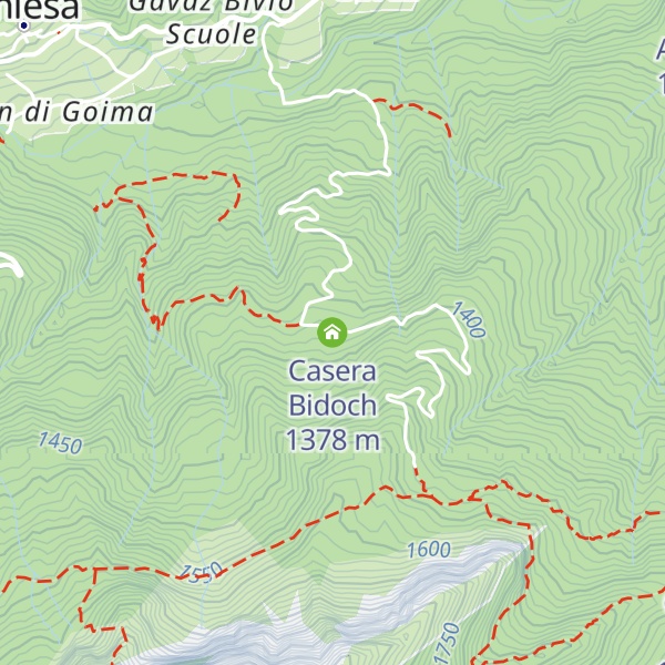 Map of Casera Bidoch