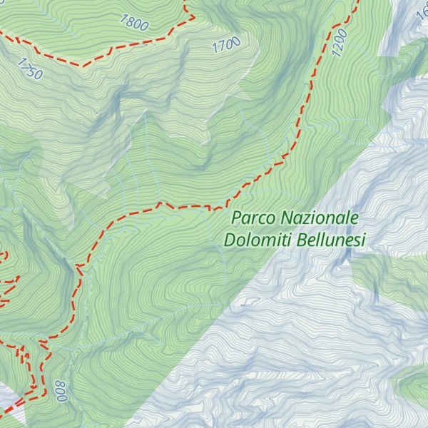 Map of Casera prima di Vla Clusa