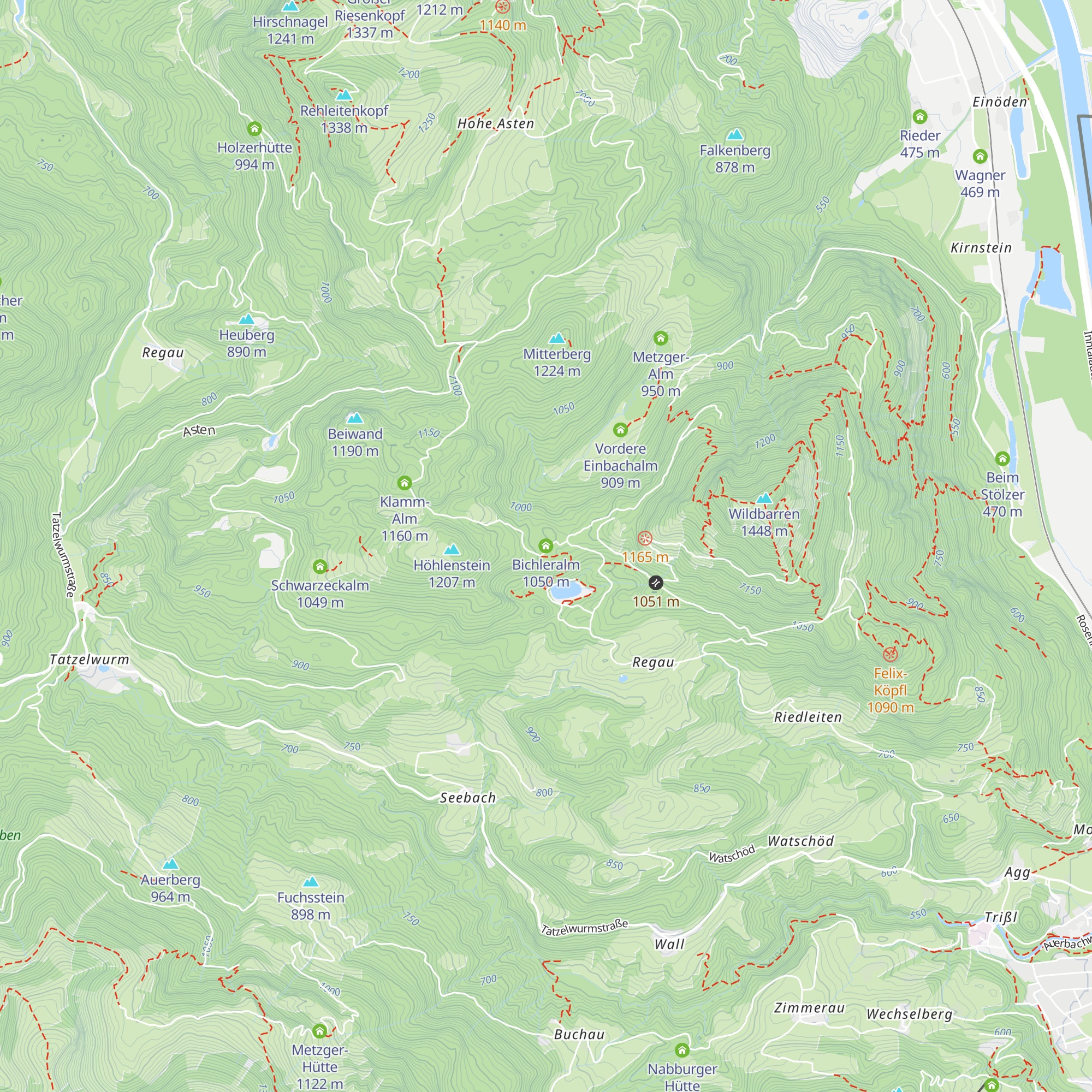 Bichleralm map
