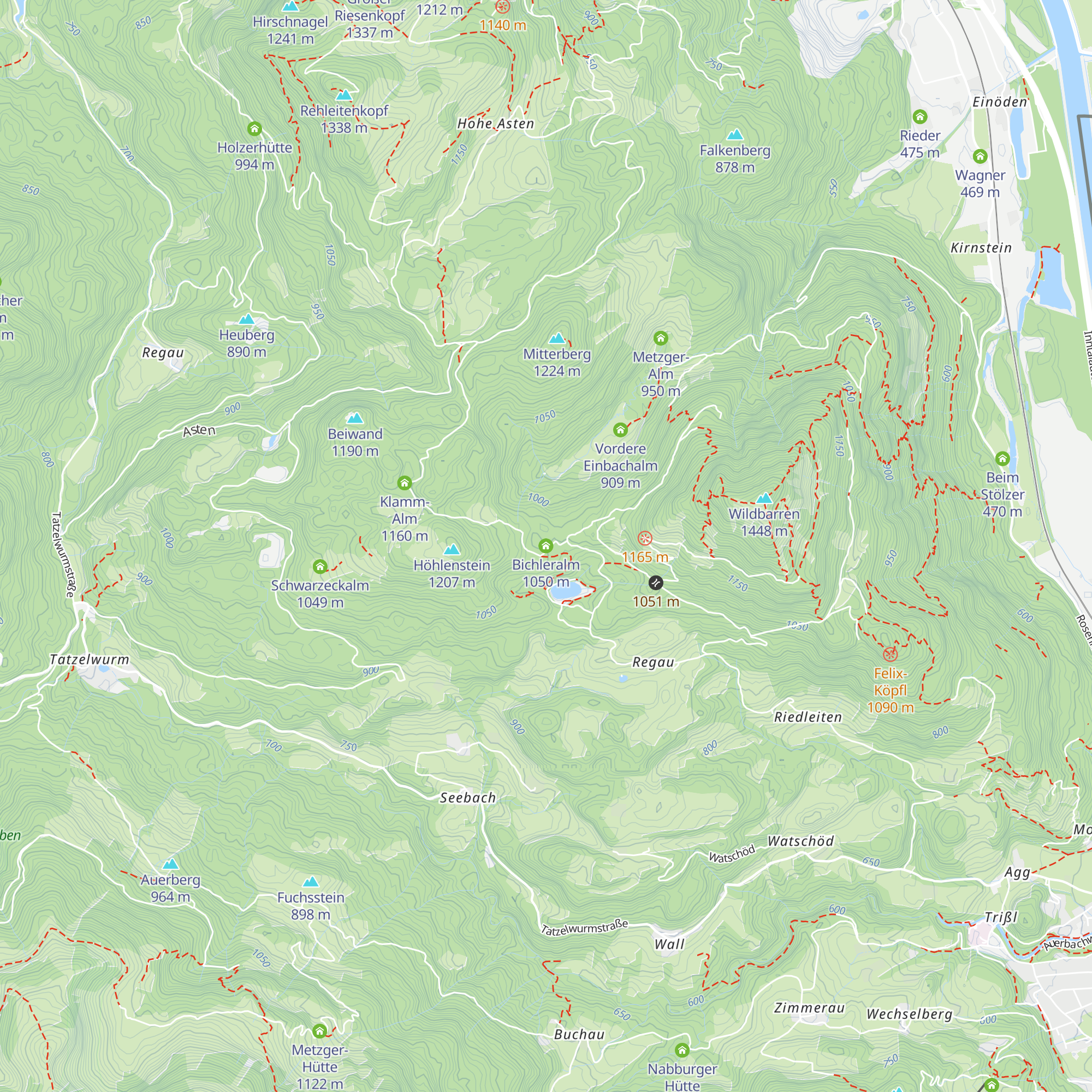 Bichleralm map