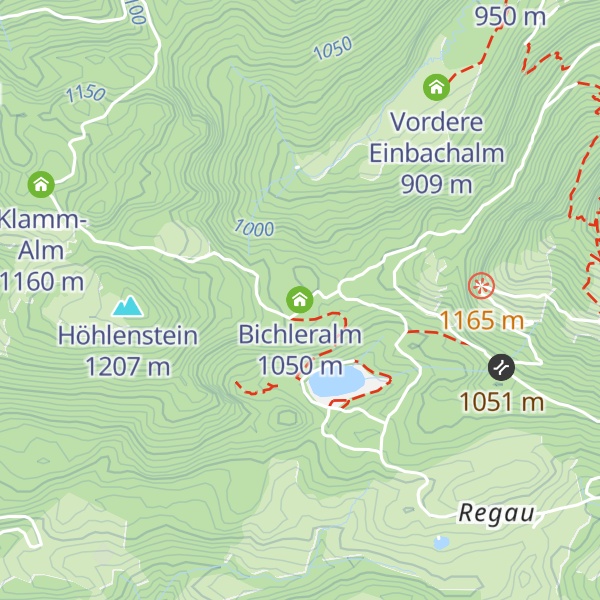 Map of Bichleralm