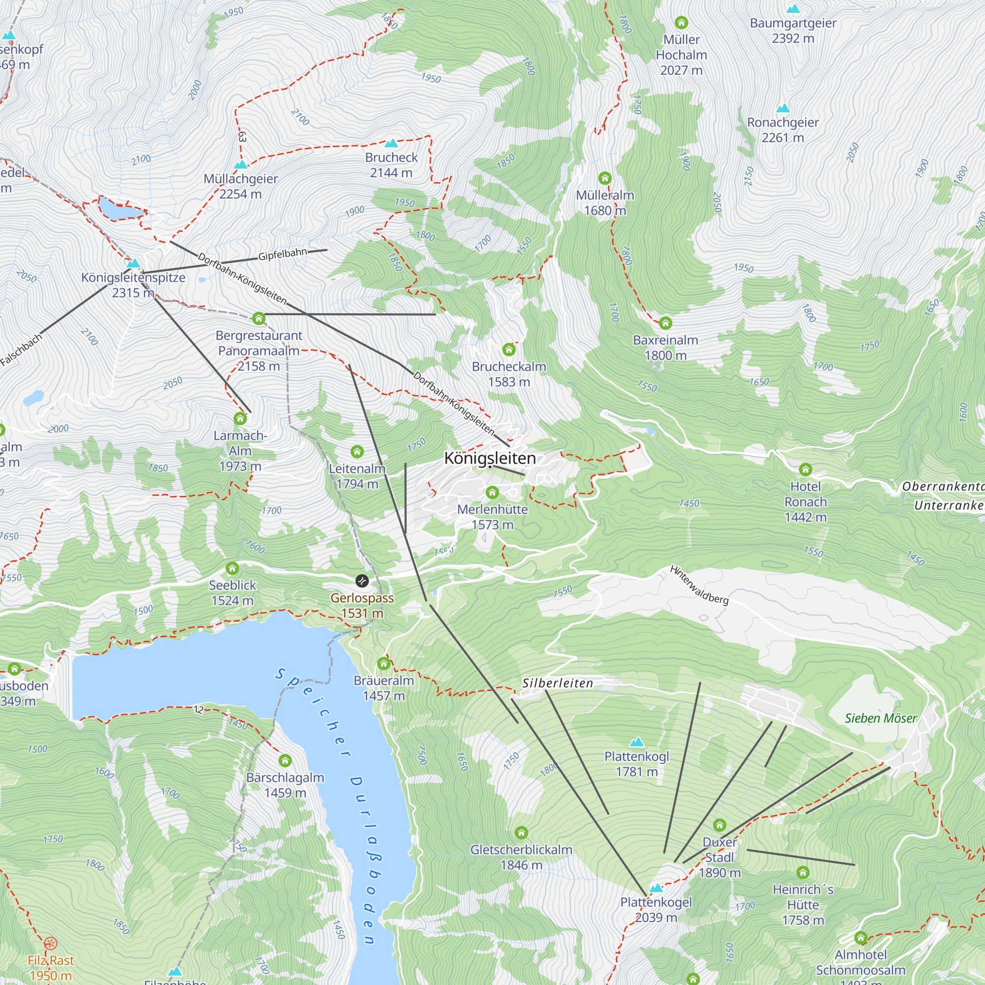 Merlenhütte map