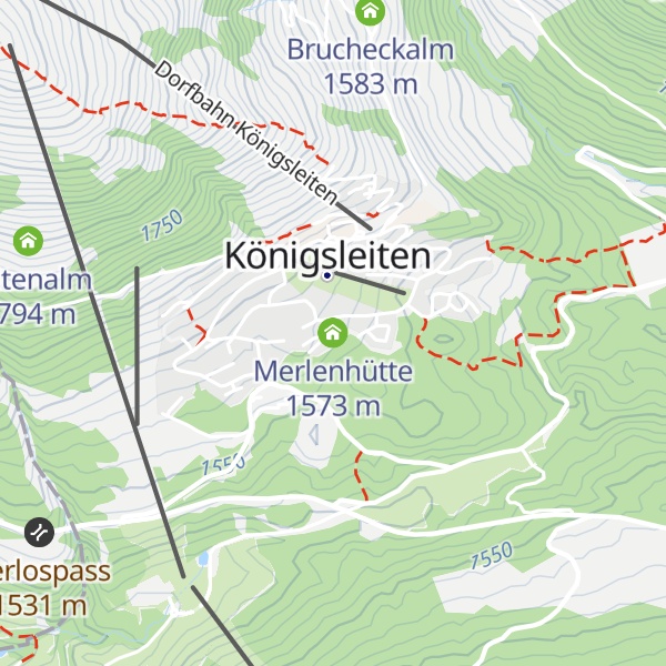 Map of Merlenhütte